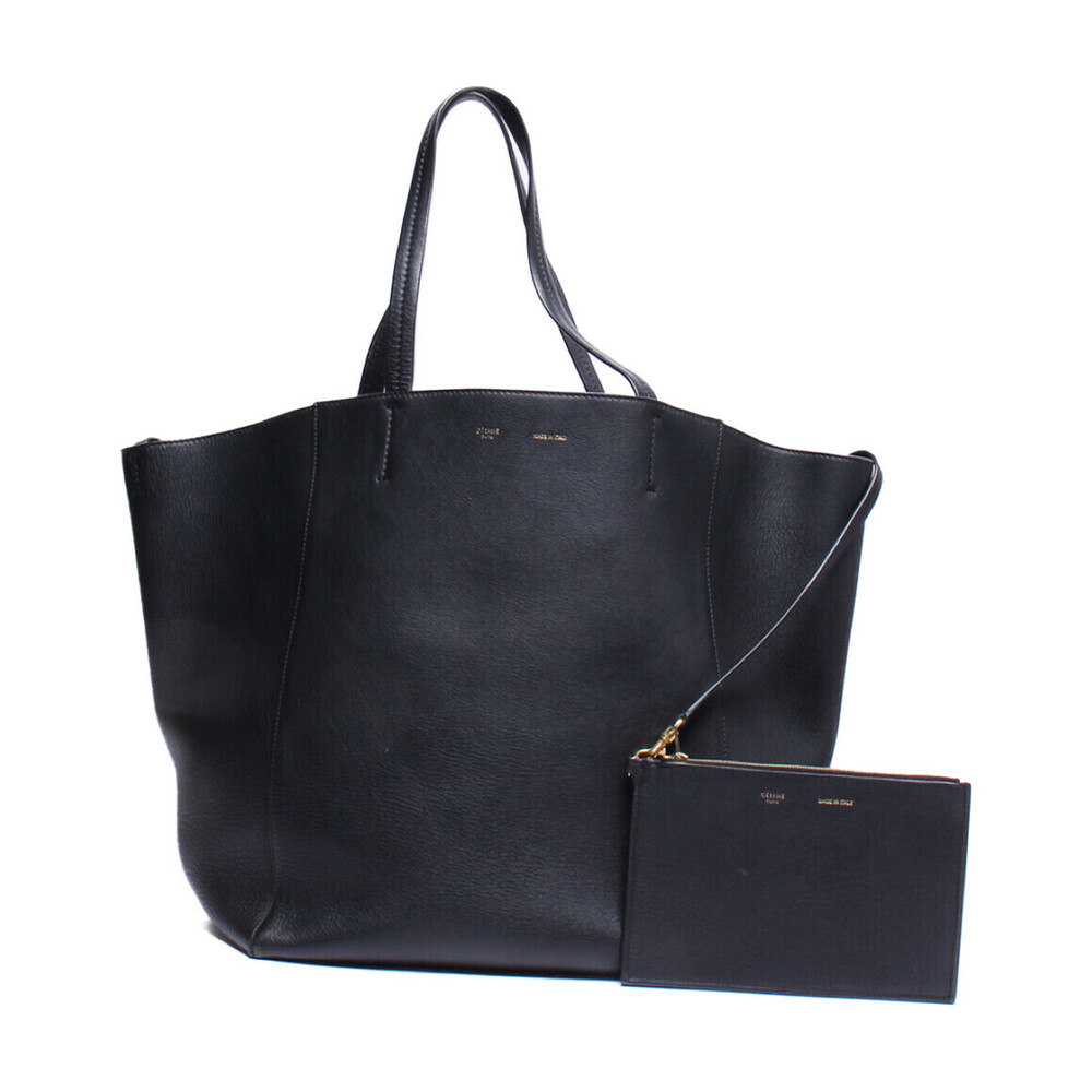 Celine Cabas Bag Black Phantom Tote - Picture 2 of 6